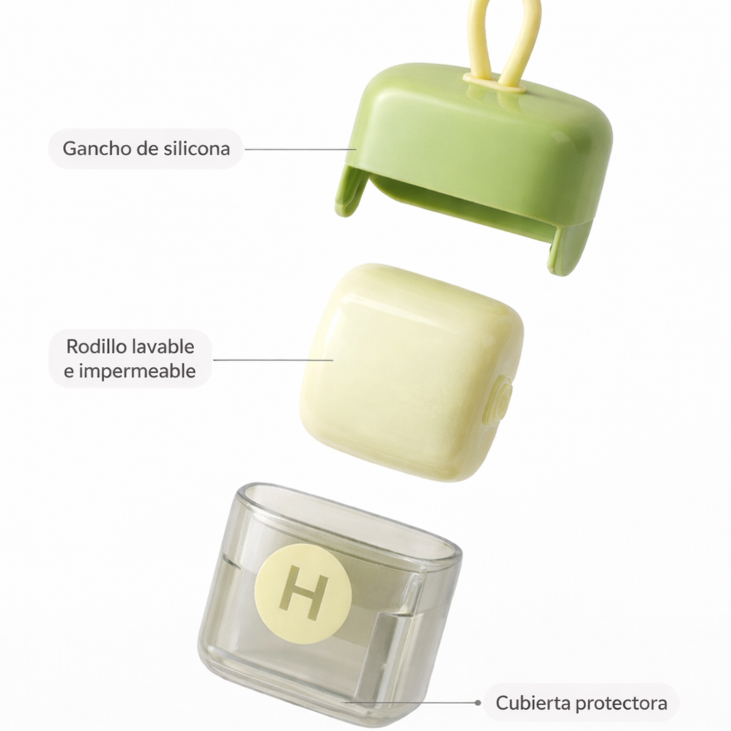 Quita pelos reutilizable portátil